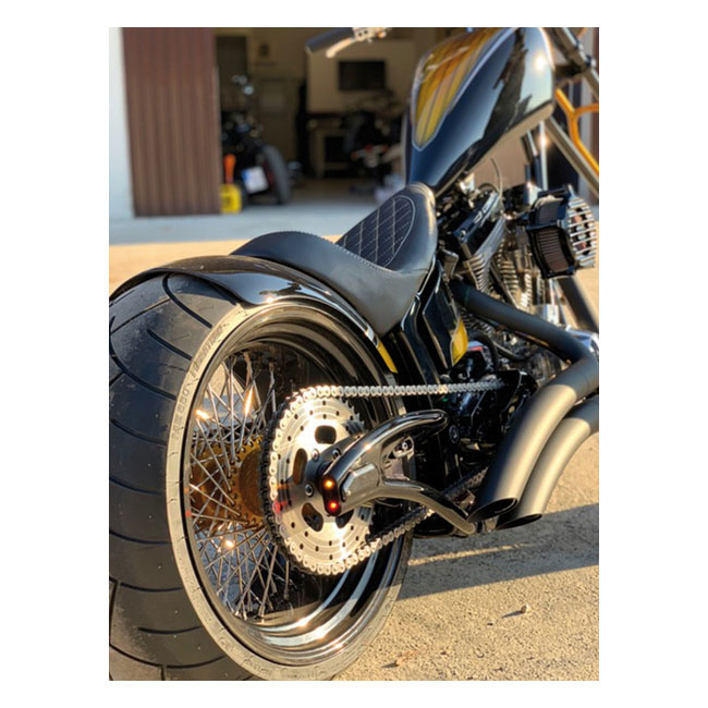 Kellermann, Atto� Integral Turn Signal. Black, Clear Lens