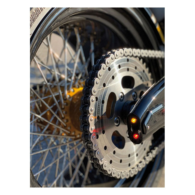 Kellermann, Atto� Integral Turn Signal. Black, Dark Lens