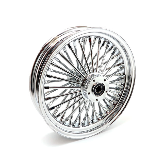 Mcs Radial 48 Fat Spoke Front Wheel 3.50 X 16 Df Chrome 00-07 Touring