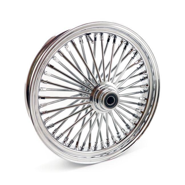 Mcs Radial 48 Fat Spoke Front Wheel 3.50 X 18 Sf Chrome 04-05 Fxdwg Sf