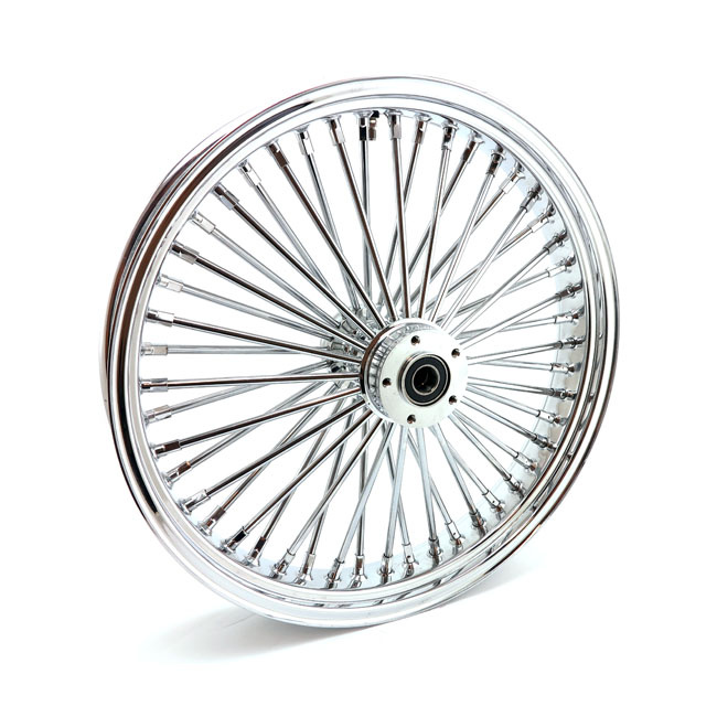 Mcs Radial 48 Fat Spoke Front Wheel 3.50 X 21 Df Chrome 00-07 Touring