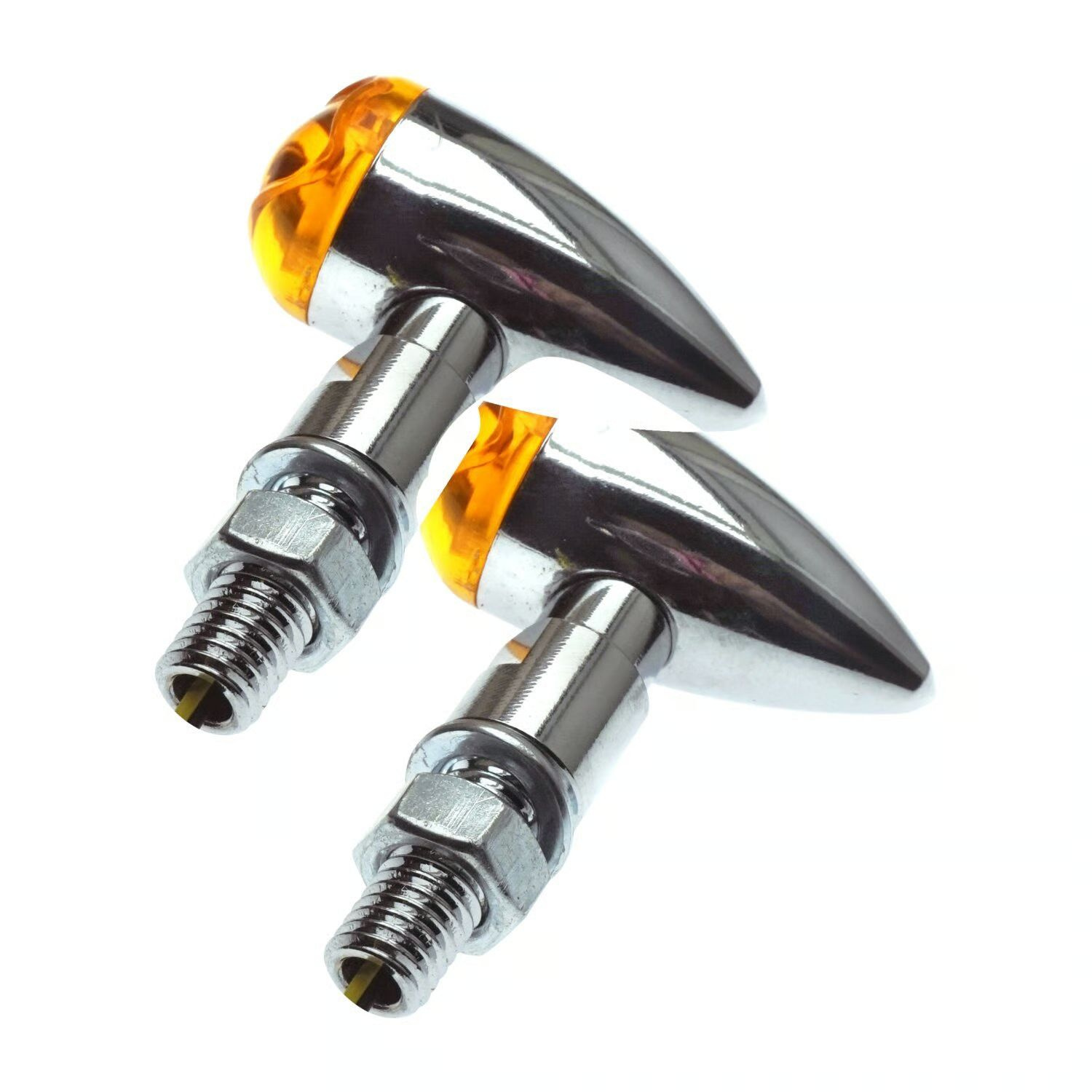 PB2 LED turn signals chrome, amber lens