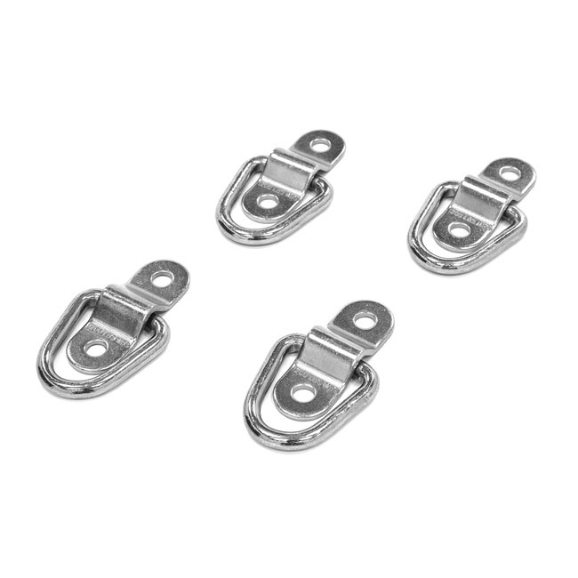 Acebikes, D-Ring Set. 550Kg  4-Pack Of Zinc Plated High