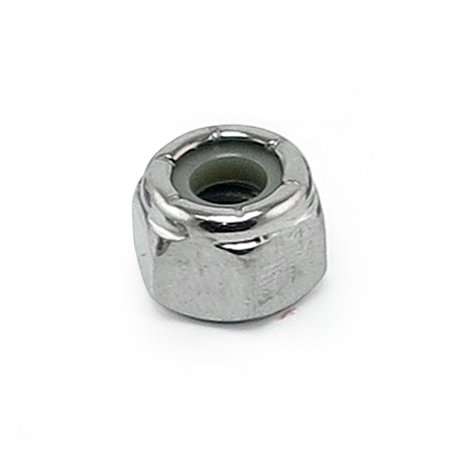 Colony 7/16-14 Nylon Insert Lock Nuts Chrome