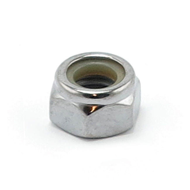 Colony M4 X 0.70 Nylon Insert Lock Nuts. Chrome