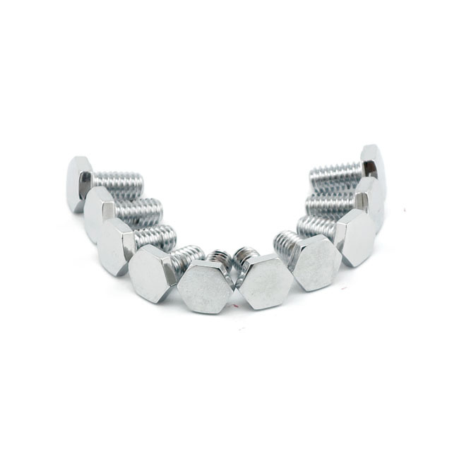 Colony 1/4-20 X 1/2 Hex Head Bolts Chrome