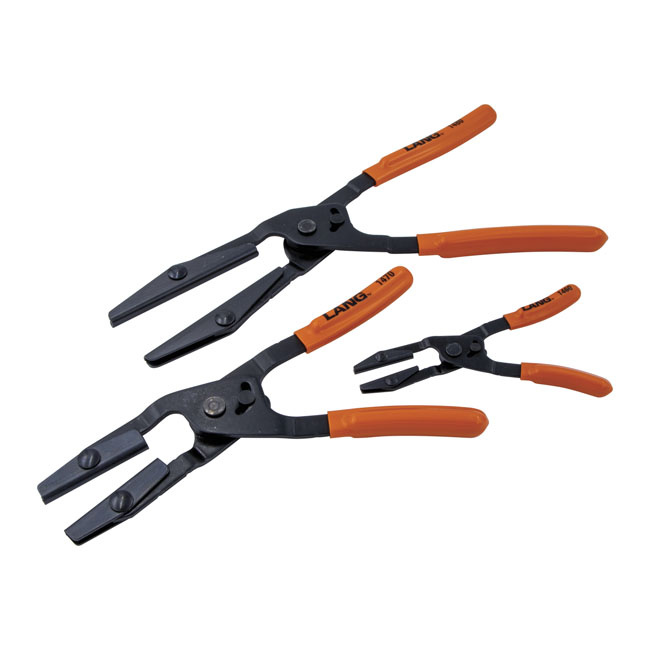 Lang Tools, Angled Hose Pinch-Off Plier Set  Used To Pi