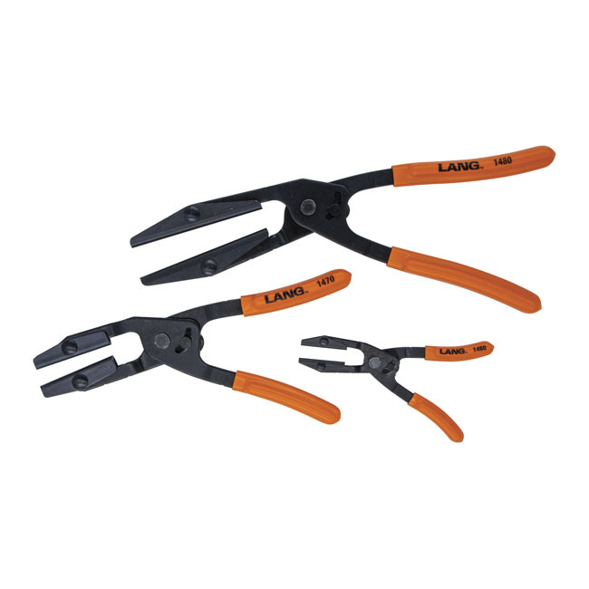 Lang Tools, Angled Hose Pinch-Off Plier Set  Used To Pi