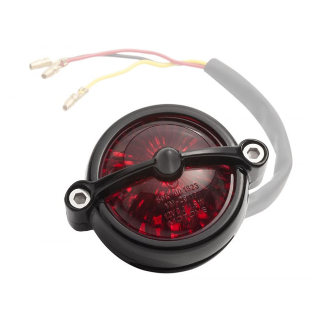 Motone, Bel Air Led Taillight. Black, No Bracket. Ece