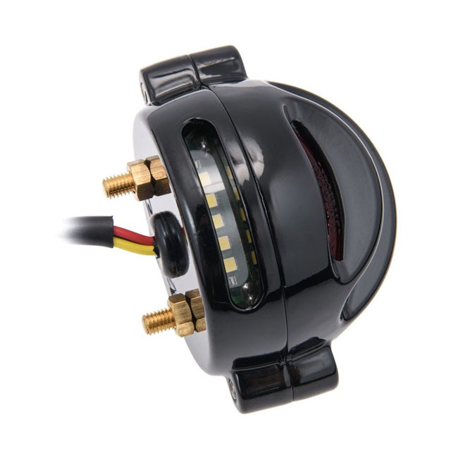 Motone, Lecter Led Taillight. Black, No Bracket. Ece