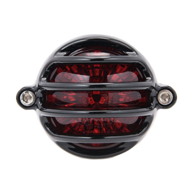 Motone, Lecter Led Taillight. Black, No Bracket. Ece