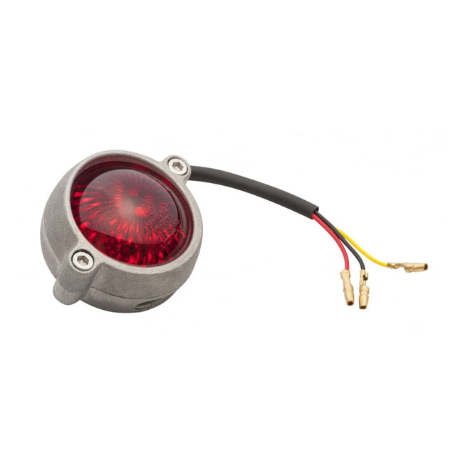 Motone, Eldorado Led Taillight. Shot Blast, No Bracket. Ece
