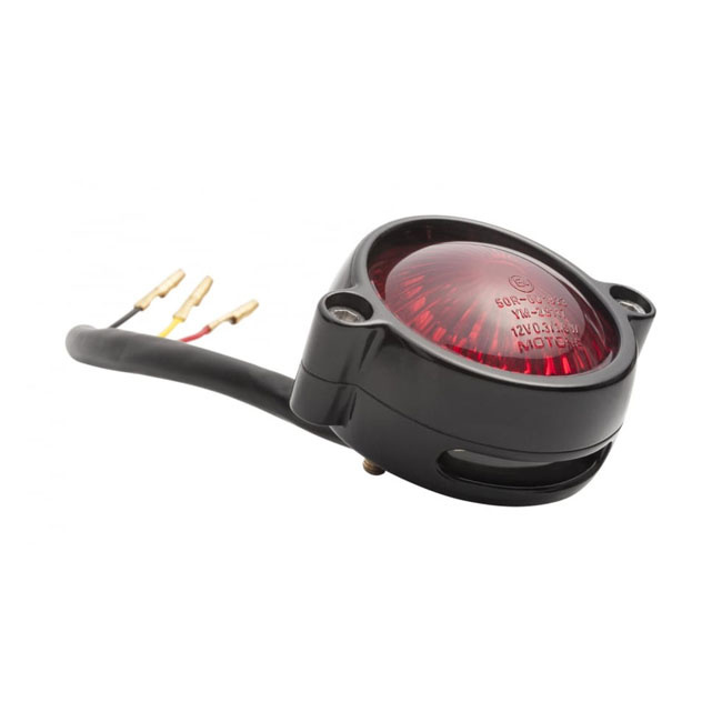 Motone, Eldorado Led Taillight. Black, No Bracket. Ece