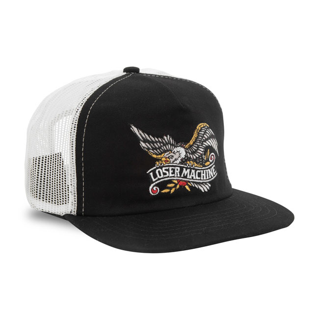 Loser Machine Glory Trucker Cap Black/White One Size