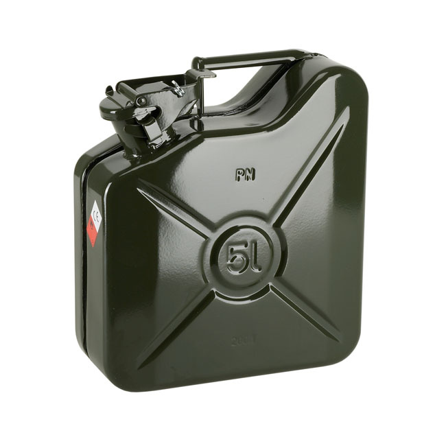 Pressol, Metal Jerrycan. Olive Green, 5 Liter