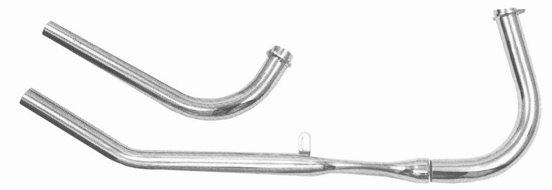 Up-sweep pipes Shovelhead, 3-delat, Paughco