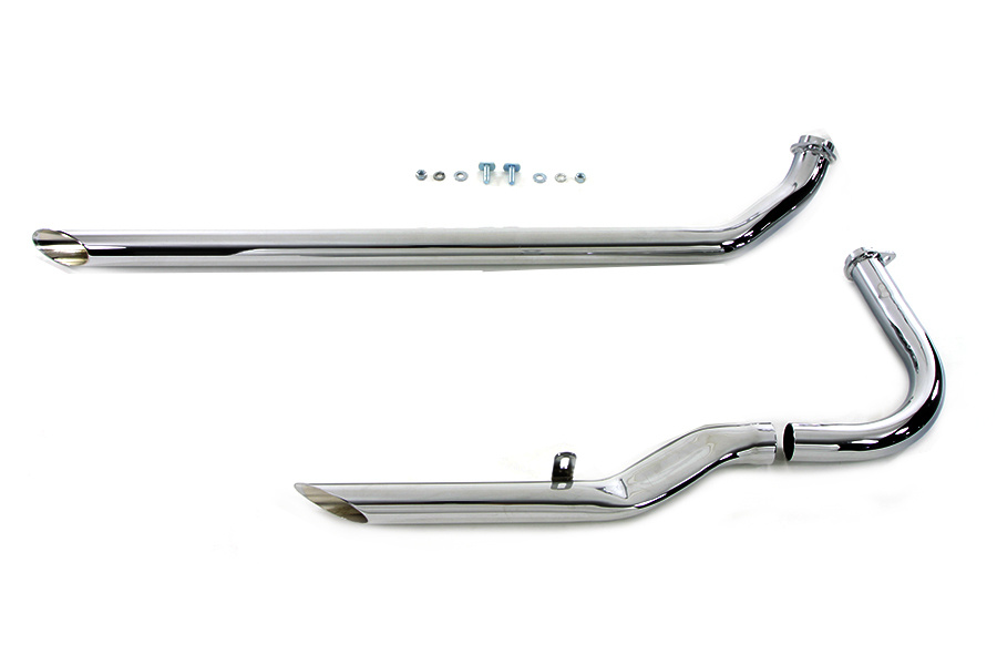 Shotgun dragpipes Shovelhead 3-pcs 66-69, 40