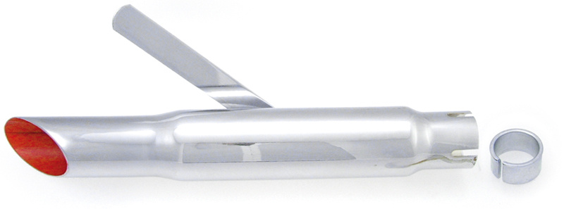 Slash-cut muffler, 40cm long