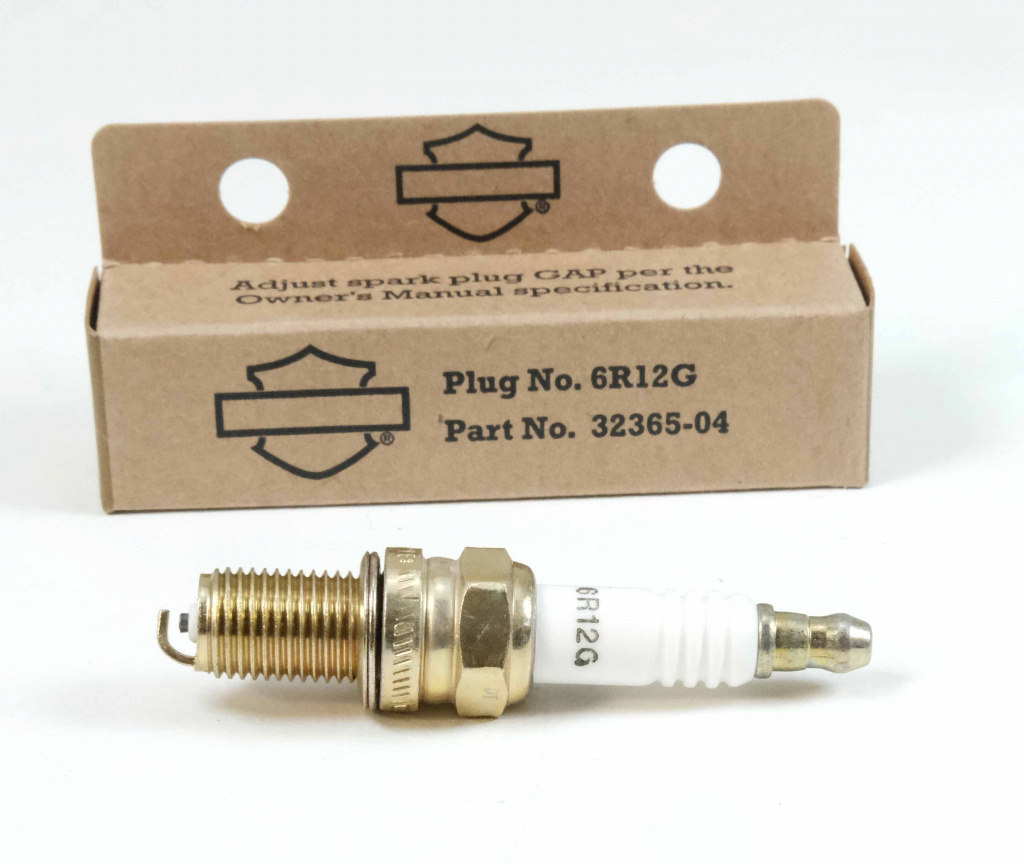 Harley-Davidson 6R12G Gold Spark Plug (Twin-Cam, XL)