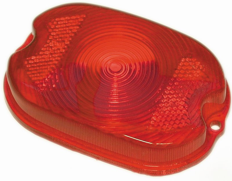 R�tt glas Sportster baklampa 55-72