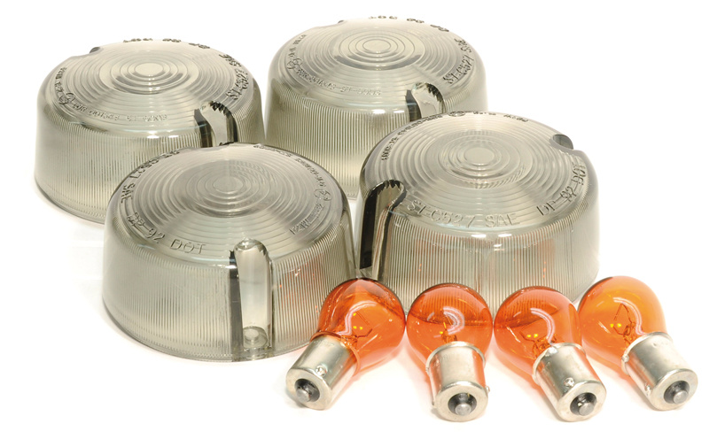 R�kf�rgade blinkersglas alla H-Dmodeller 86-01,ej spotlight m .& Duece