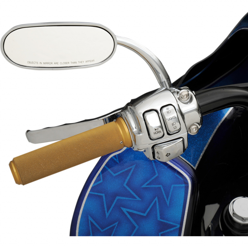 Omkopplare, kromade, H-D 96-06  m. kabel 48