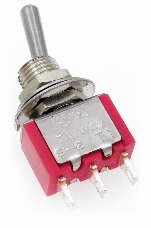 Mini switch 1 polar ''On/(On)''