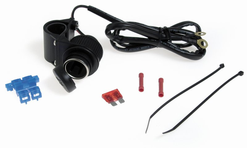 Universal 2-polig Uttag (cig typ stor) chassi/styrmontering m kabel