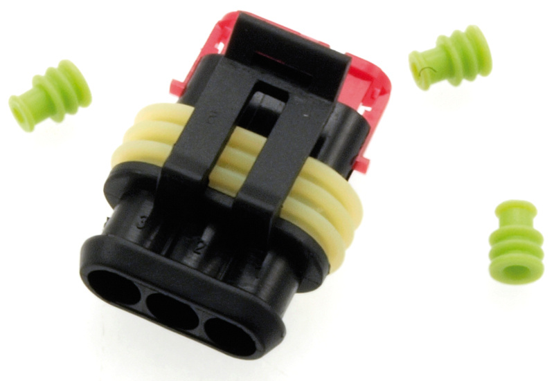 Universal 3-polig hylskontakthus, H-D typ.