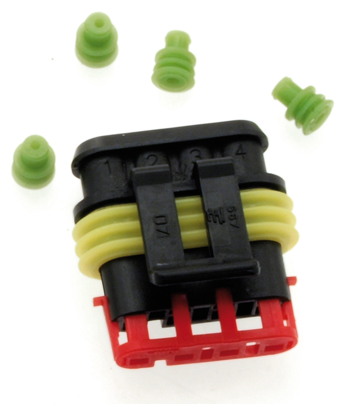 Universal 4-polig hylskontakthus, H-D typ.