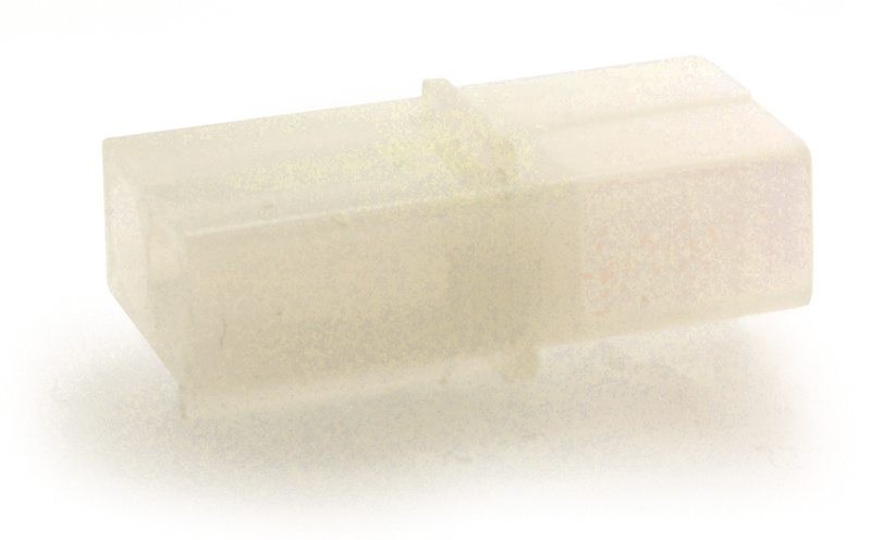 2-polig stiftkontakthus, Optimate, batteriets sida