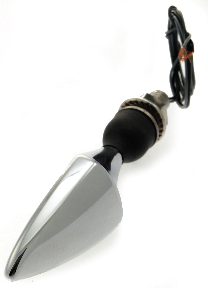 Kellermann Micro Rhomus DF Chrome, blink/bak&broms  E-m�rkt, v�nster