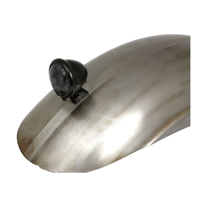 Bates style Baklampa LED, r�kf�rgat glas (bromsljus, svart, E-m�rkt)