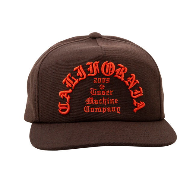 Loser Machine fanatic snapback cap brown