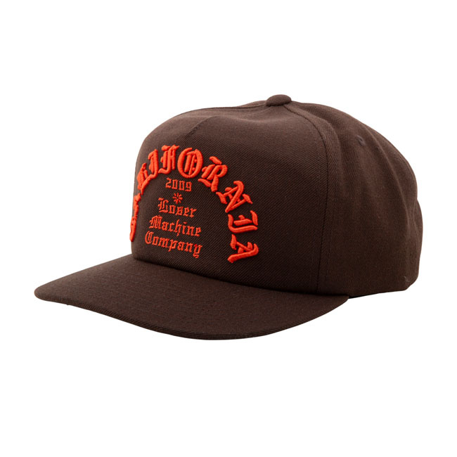 Loser Machine fanatic snapback cap brown