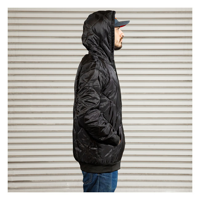 Biltwell Woobie zip hoodie black