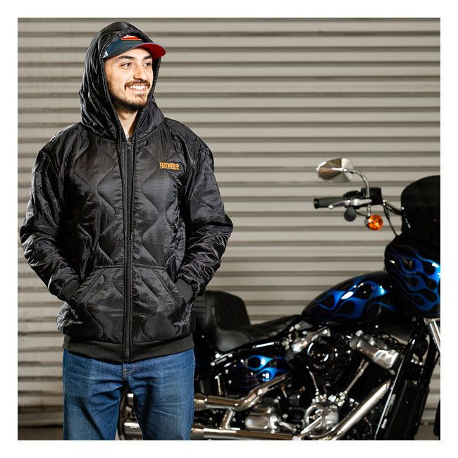 Biltwell Woobie zip hoodie black M