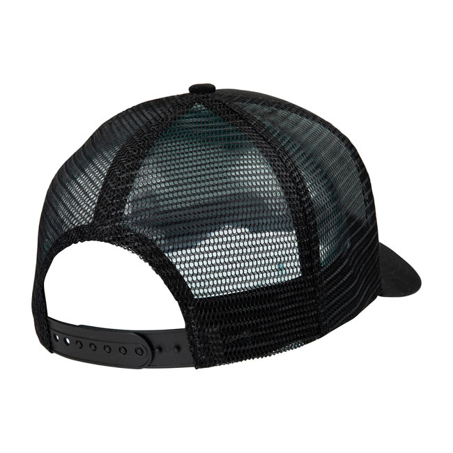 Santa Cruz Hand Mesh Back Cap Black/Black One Size Fits Most Roll Up A