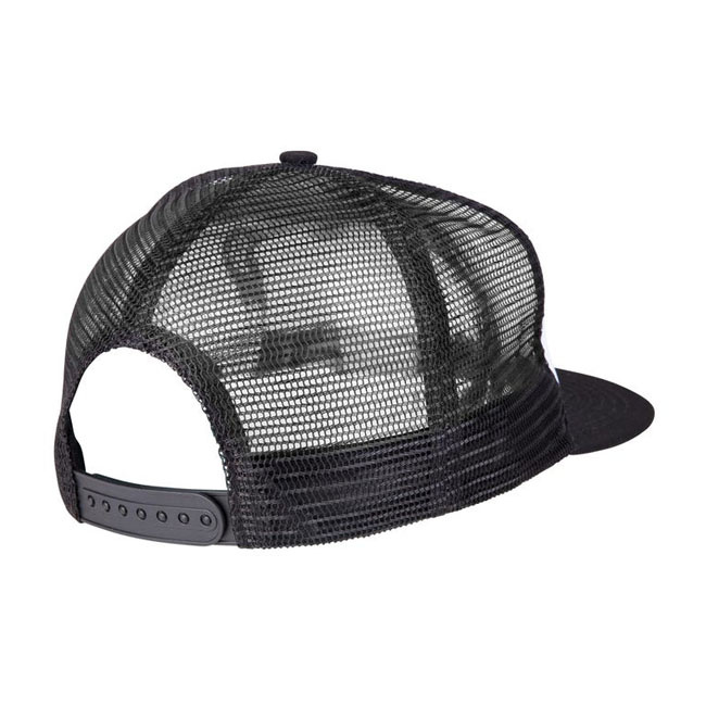 Santa Cruz Hand Mesh Back Cap White/Black One Size Fits Most Roll Up A