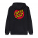 Santa Cruz Dot Chest Hoodie Black Santa Cruz Dot Chest Hoodie Black