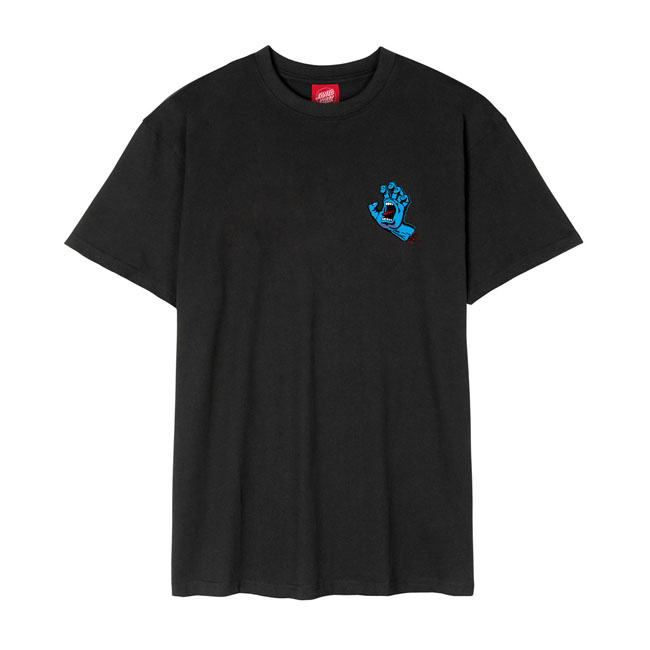 Santa Cruz Screaming Hand Chest T-Shirt Black