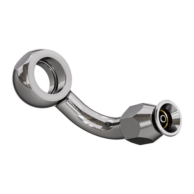 Goodridge banjo 3/8 90 degrees. Stainless Steel  90 degrees banjo fitt