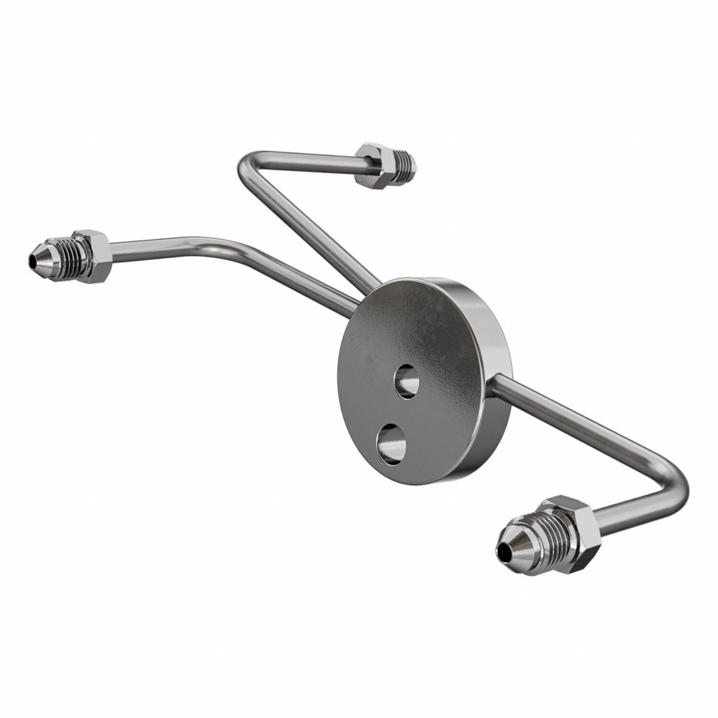 Goodridge, front T-bar narrow AN3  High polished stainless steel. 9/32