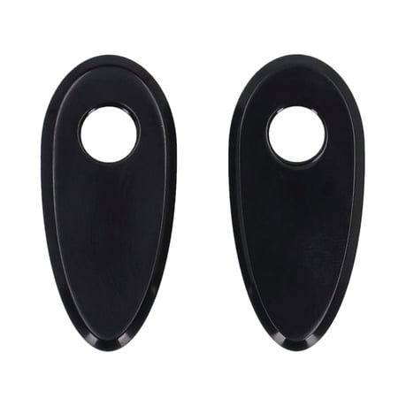 MCS, fender strut turn signal hole covers. Black