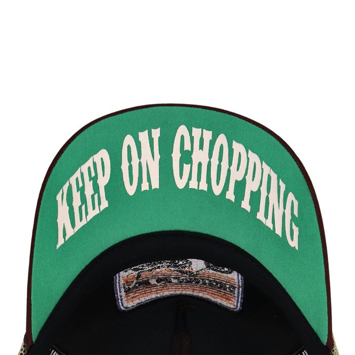 13 1/2 Keep On Chopping trucker cap brown/khaki One size fits most Loo