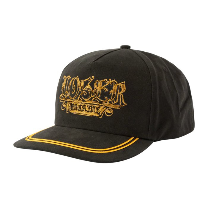 Loser Machine Plaque trucker cap black