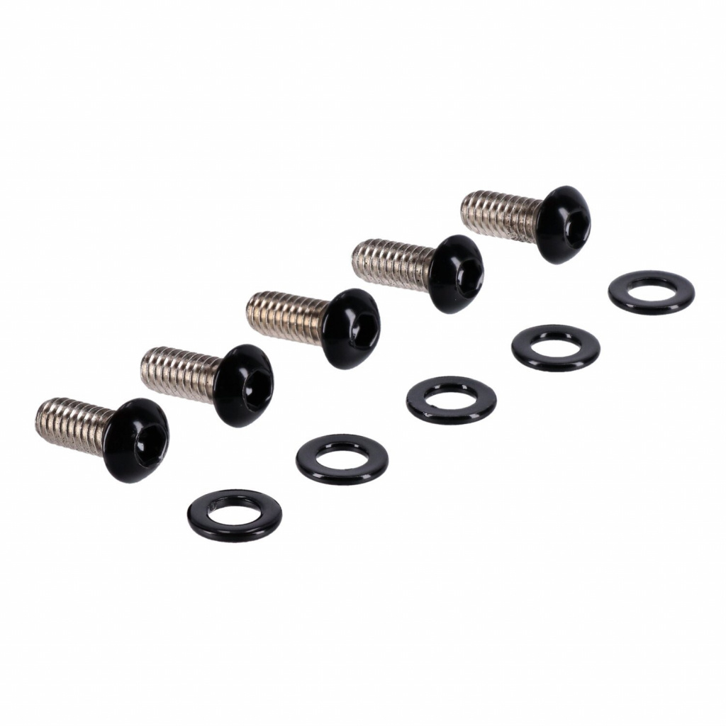 Screws4Bikes, bolt kit, derby cover. Gloss black 19-24 Softail