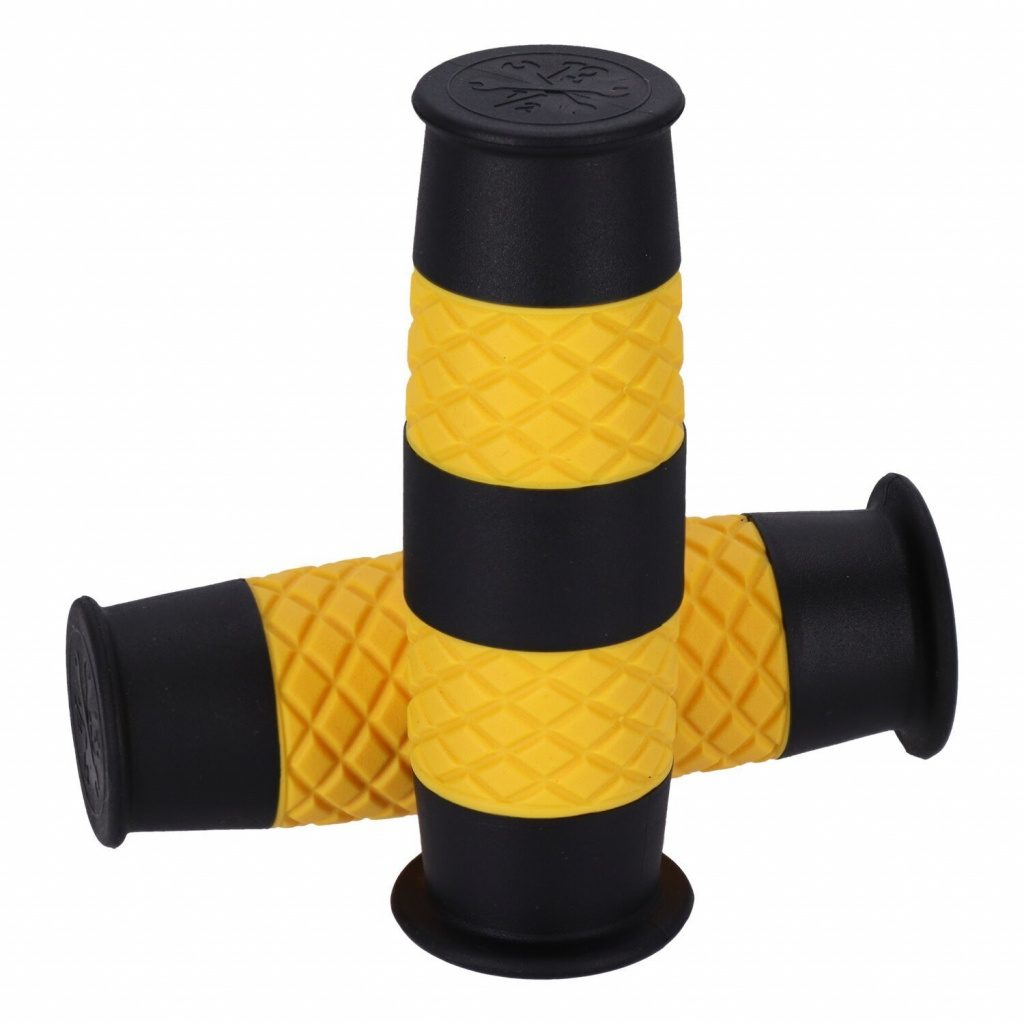 13 1/2, Outlaw grips. Black/Yellow 1