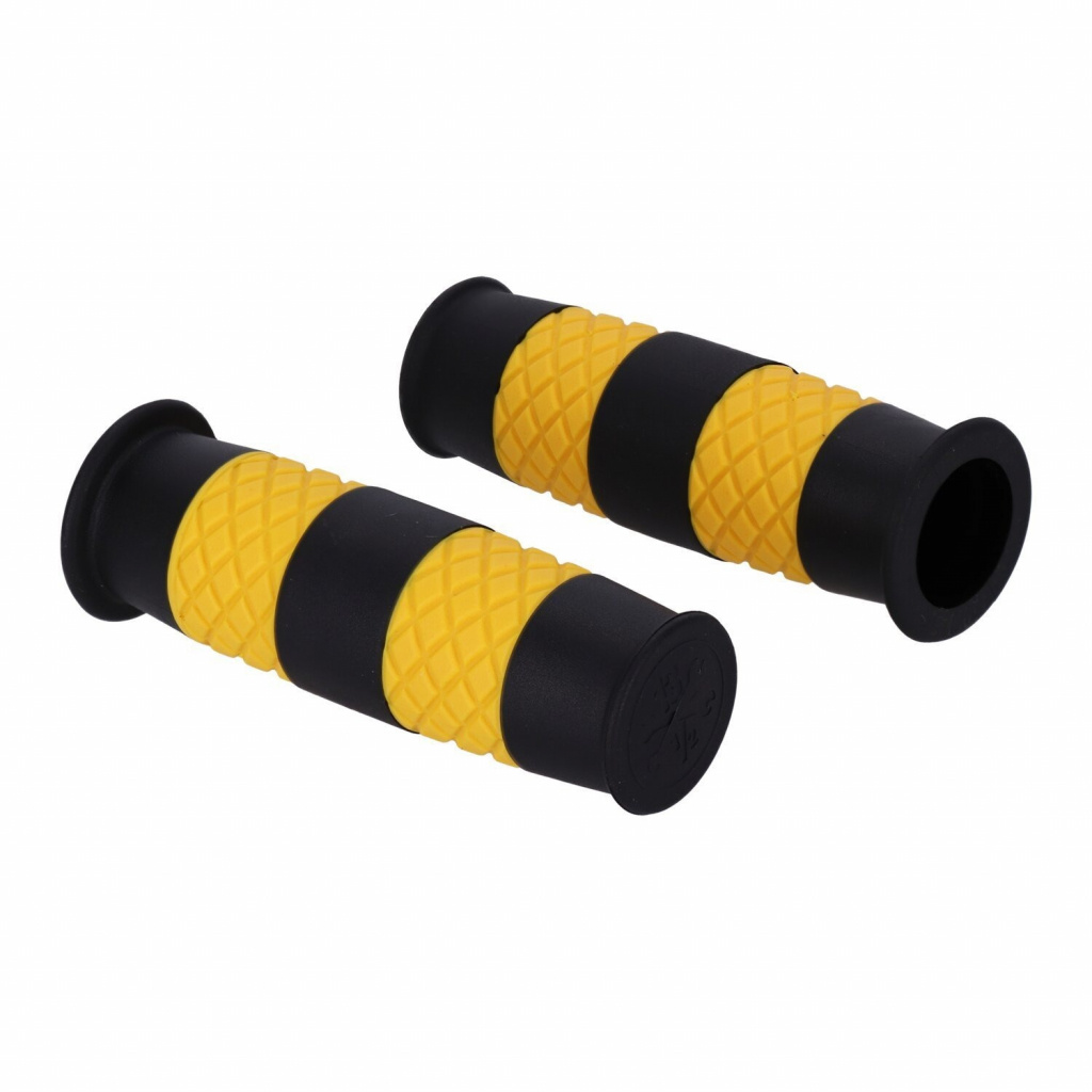 13 1/2, Outlaw grips. Black/Yellow 1