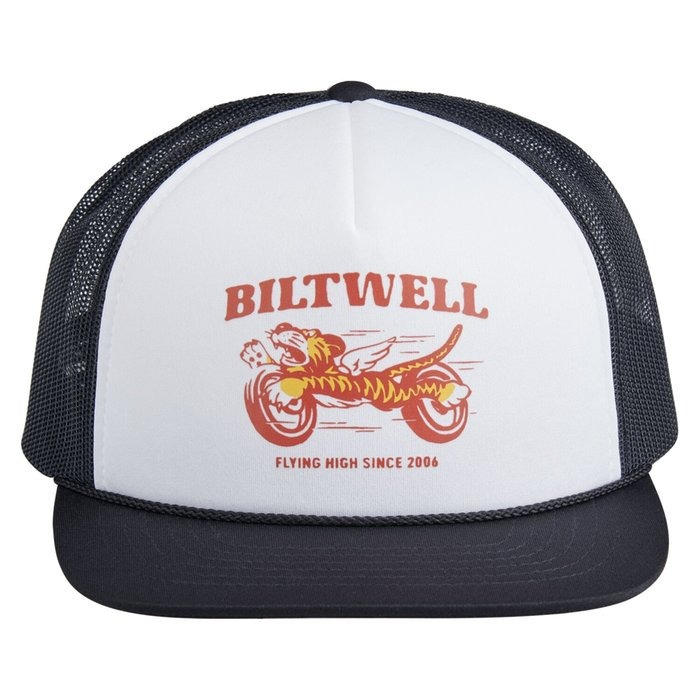 Biltwell Tiger trucker cap black/white
